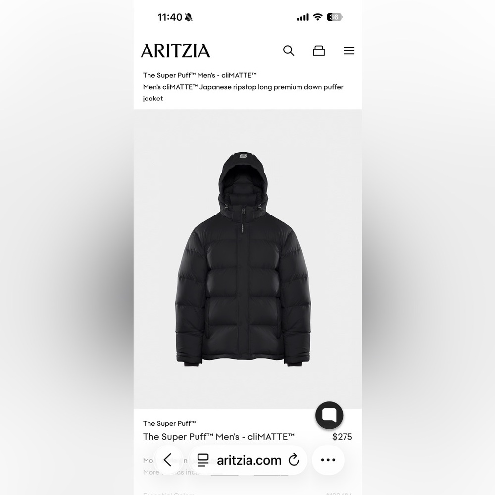Aritzia Men's Super Puff - Picture 5 of 5